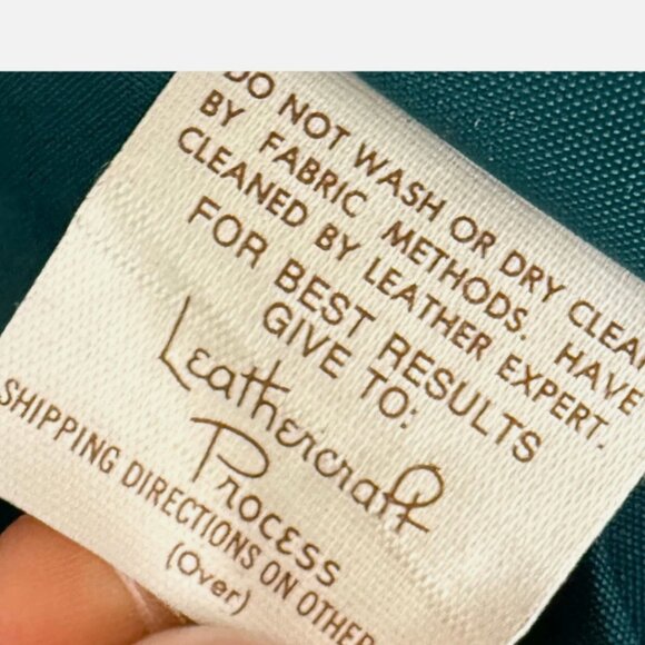 Vakko teal suede wrap front vintage 80s boho western cowgirl dress Sz 6 NWOT - Picture 8 of 10